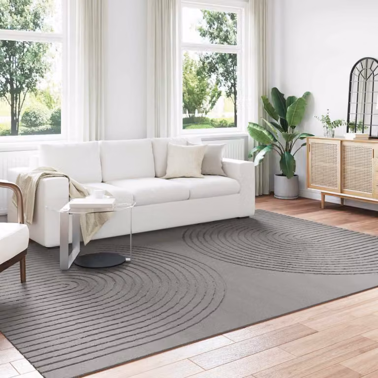 Tappeto moderno vidaXL GALATI Grigio L: 280 cm, P: 200 cm in poliestere