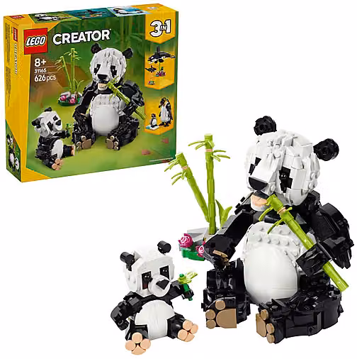 LEGO Creator Animali selvatici Famiglia di panda 31165