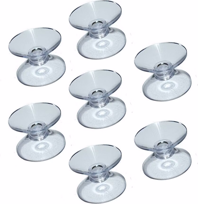 Set di 60 ventose doppie in pvc (30 mm)
