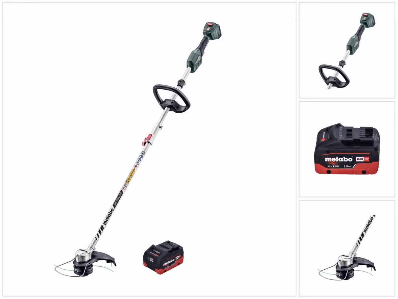 Tagliaerba a batteria Metabo RTD 18 LTX BL 30 18 V 30 cm senza spazzole + 1x batteria 5,5 Ah - senza caricatore