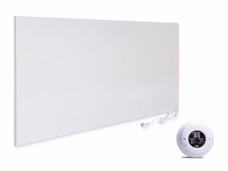 Viesta H700 Riscaldamento a Infrarossi – Bianco, 700 Watt, senza Cornice + Termostato TH20