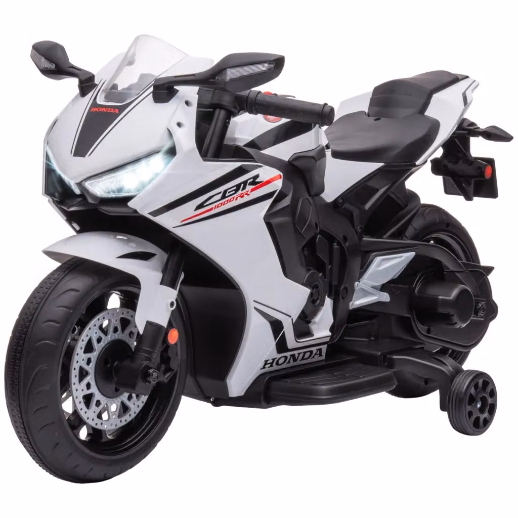 Moto Elettrica per Bambini Minimal Bianca con Batteria Ricaricabile – 2