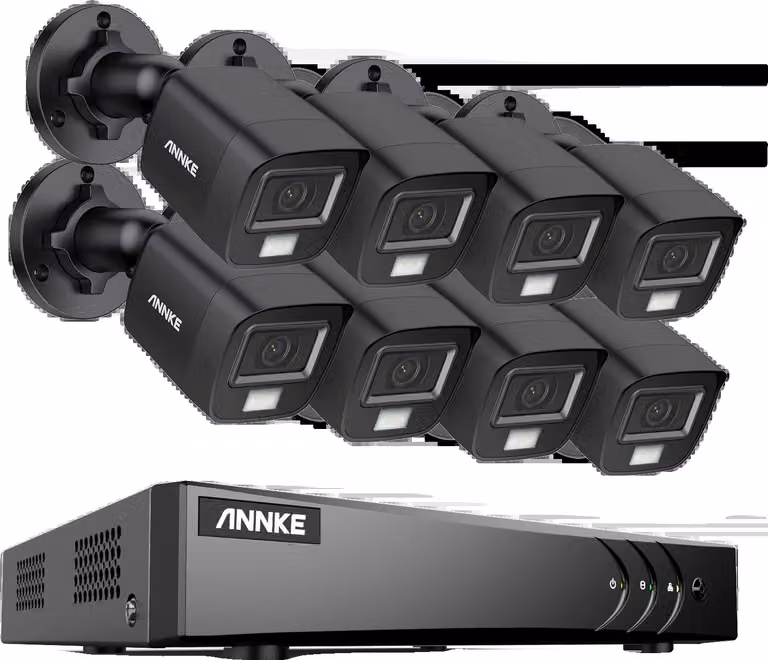 sistema di sicurezza 8CH DVR CCTV, risoluzione 5MP Ultra HD, visione notturna a infrarossi, fotocamera CMOS 3K-c, Nessuno