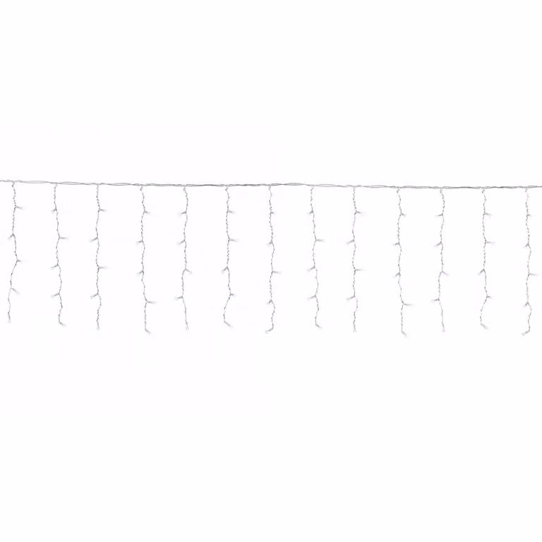 DICTROLUX Tenda Luminosa Plus con 160 LED Bianco Freddo, H 0,50 m x L 4 m