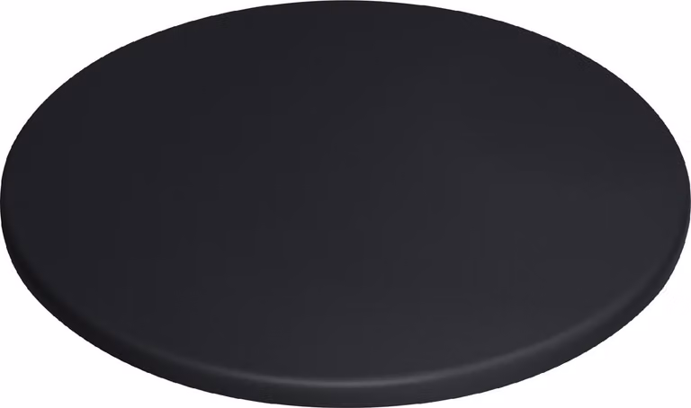 JAMAIKA | Piano tavolo da esterno per bistrot | Ø 70 cm | Nero | Rotondo | Piano tavolo Topalit
