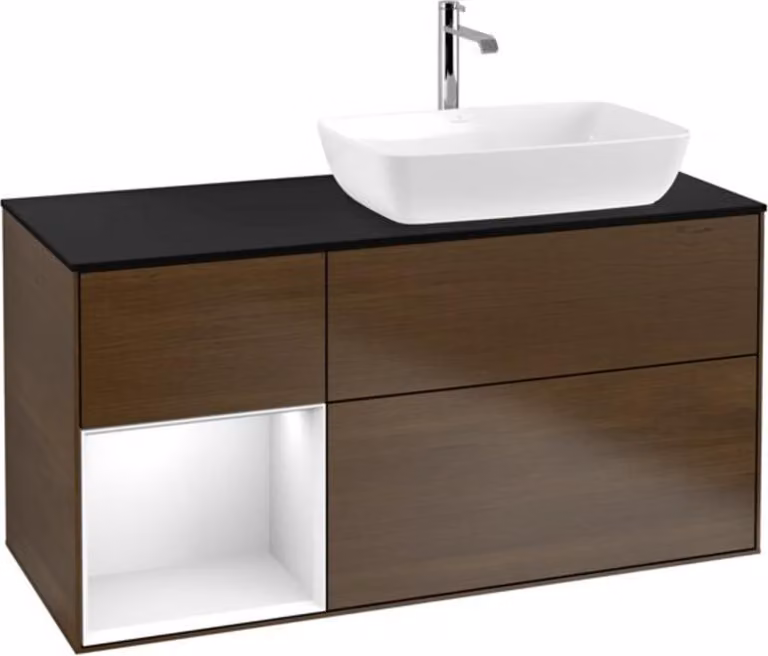 Mobile V&B Finion 120 cm, Pl b m, Reg glo wh. Lac, wal ven