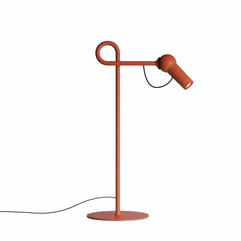 kdln Lampada da tavolo a LED Bird, dimmerabile, Rosso, Soggiorno / Sala da pranzo, Metallo, Lampada da tavolo LED