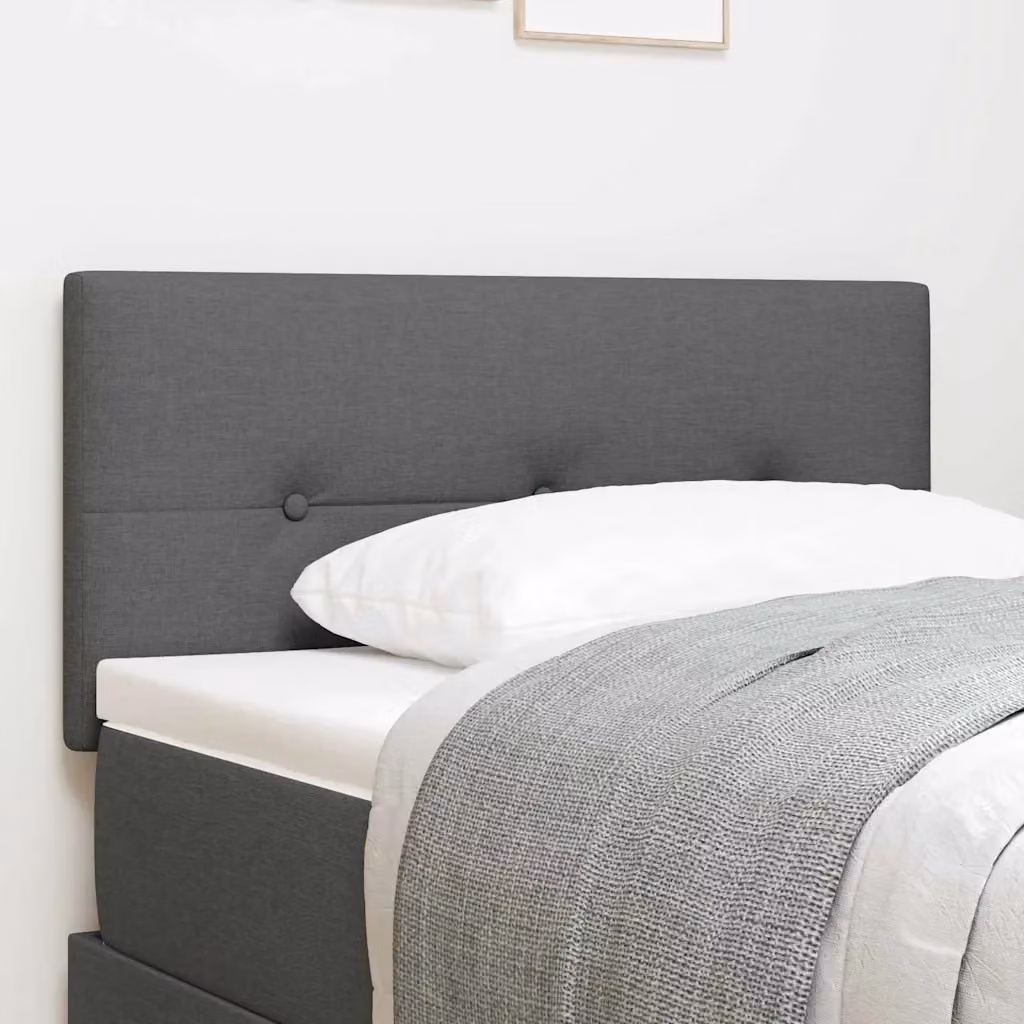 Testiera per letto regolabile in altezza vidaXL in tessuto grigio, Larghezza: 100 cm