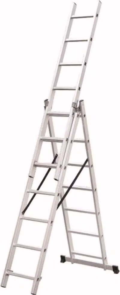 Scala Al 3d. 9 pioli 5,93 m portata 150 kg