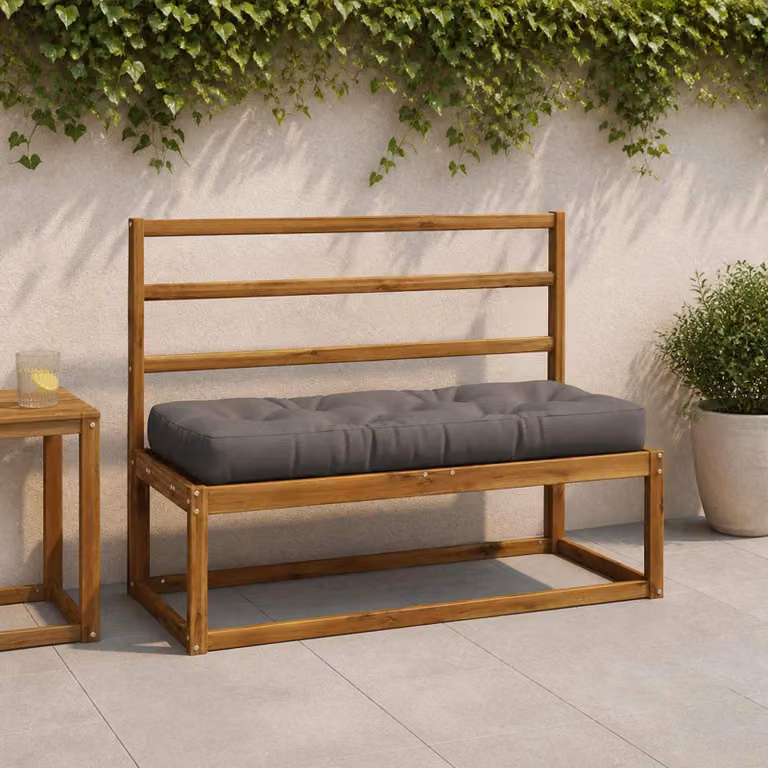 Cuscino per Pallet vidaXL VIANEN Grigio in Poliestere con Rivestimento Lavabile e Resistente ai Raggi UV