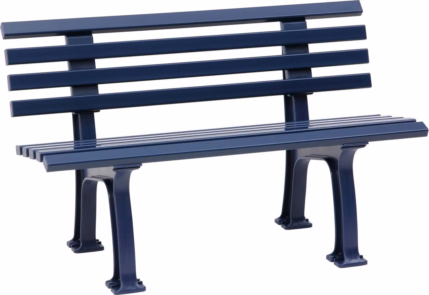 Panchina da giardino in plastica IBIZA 120 cm di BLOME, blu scuro