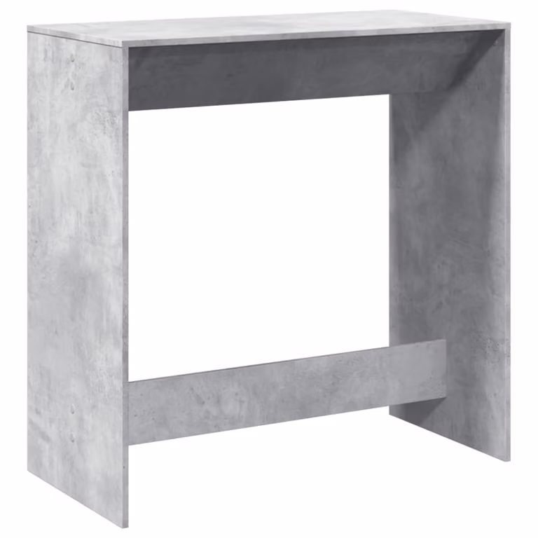 Tavolo da Bar Grigio Cemento 102x50x103,5 cm Legno Multistrato