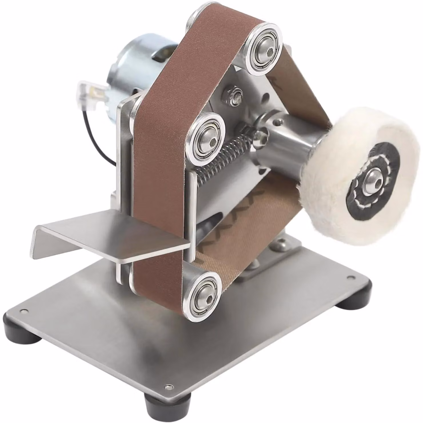 Mini smerigliatrice e lucidatrice - utensile per gioielli - 7 livelli di velocità - 150 W - smerigliatrice da banco - per levigare e lucidare