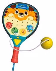 Clementoni First Learning Smash Racchetta da Padel Parlante Multicolore 1-4 Anni