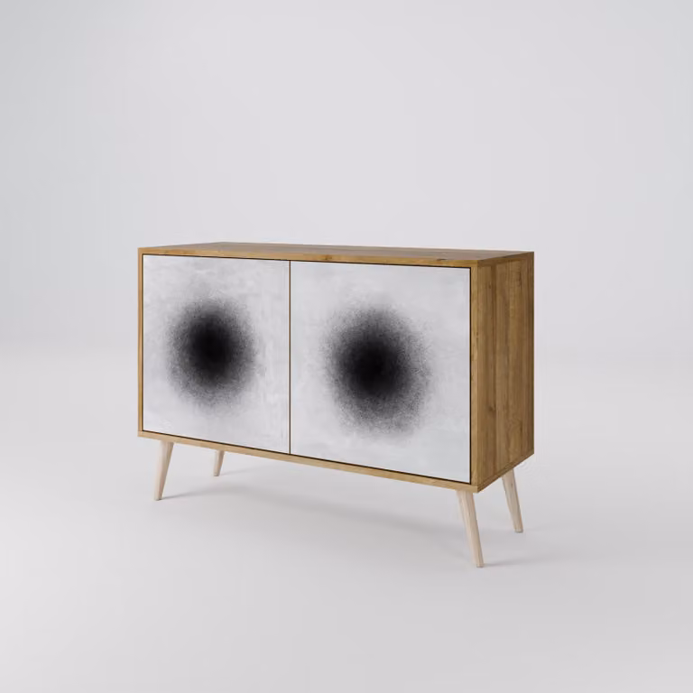 Cassettiera Spacerebels a 2 ante - credenza cassettiera - credenza alta - mobile guardaroba - soggiorno camera da letto - 57,5×111×42 (HxLxP)