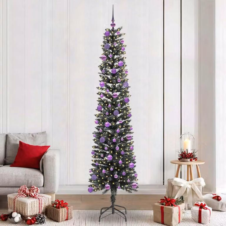 Maison Exclusive - Albero di Natale artificiale con 300 LED e supporto, verde, 240 cm