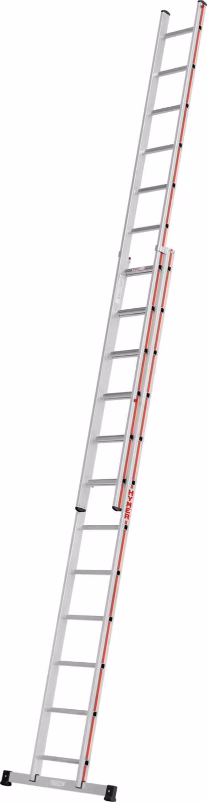 Scala di prolunga Hymer, in due parti, 2x12 pioli, lunghezza 3,46 / 5,98 m, altezza di sbraccio 6,82 m, peso 14,0 kg
