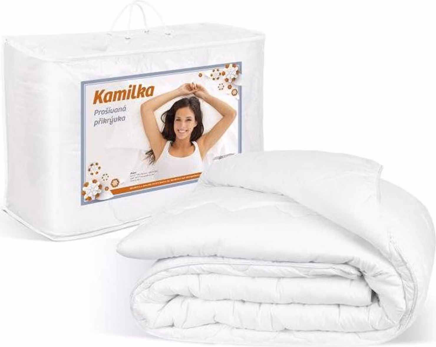 Coperta Kamilka STANDARD 1100g - tutto l'anno, 140x200, 1100g - Bianco - 140x200
