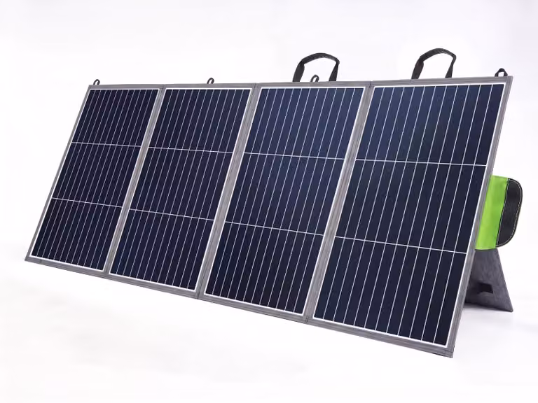 Pannello solare portatile da 200W per centrali elettriche, caricabatterie solare pieghevole da 20V, efficienza elevata del 25% per alimentazione di campeggi e camper, generatori solari per centrali elettriche