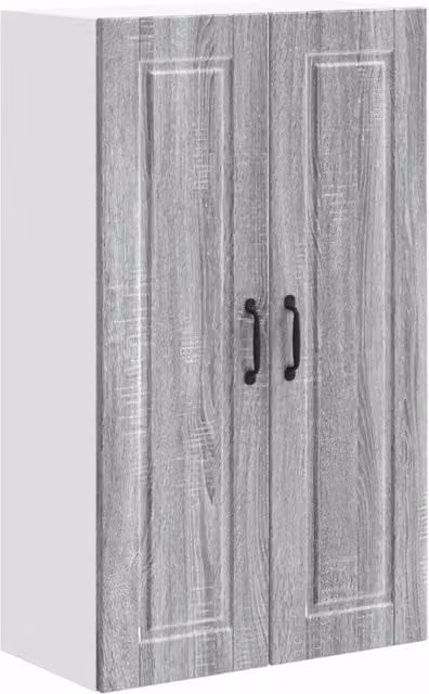 Pensile da cucina PORTO Grigio Sonoma con ante a battente e ripiani interni L/P/H: 60 x 31 x 100 cm