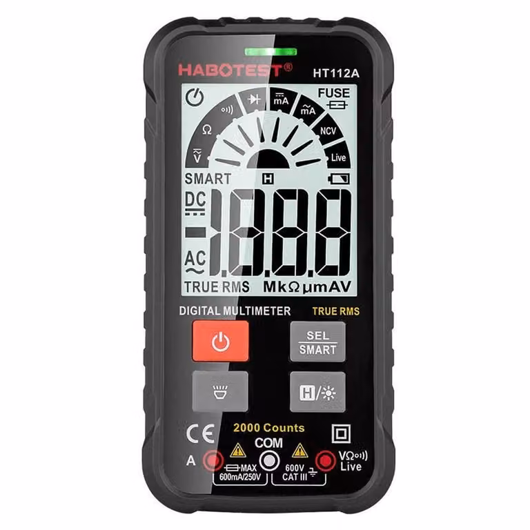 Multimetro digitale universale Habotest Ht112A True Rms