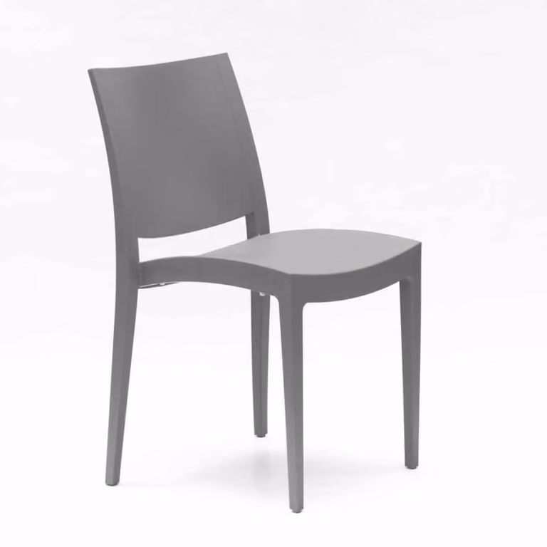 Sedia in polipropilene per cucina, bar e ristorante Grand Soleil Trieste - Grigio