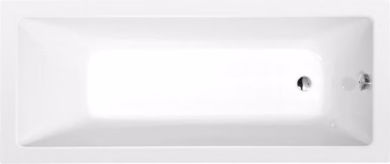 Vasche da bagno Polysan - Vasca rettangolare Noemi 1600x700x390 mm, bianco 71707