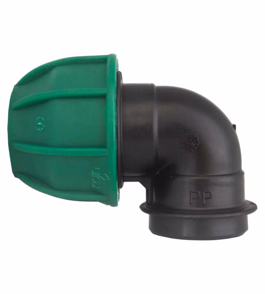 Raccordo Gomito F a compressione professionale Diametro 20 x 3/4" mm PN10