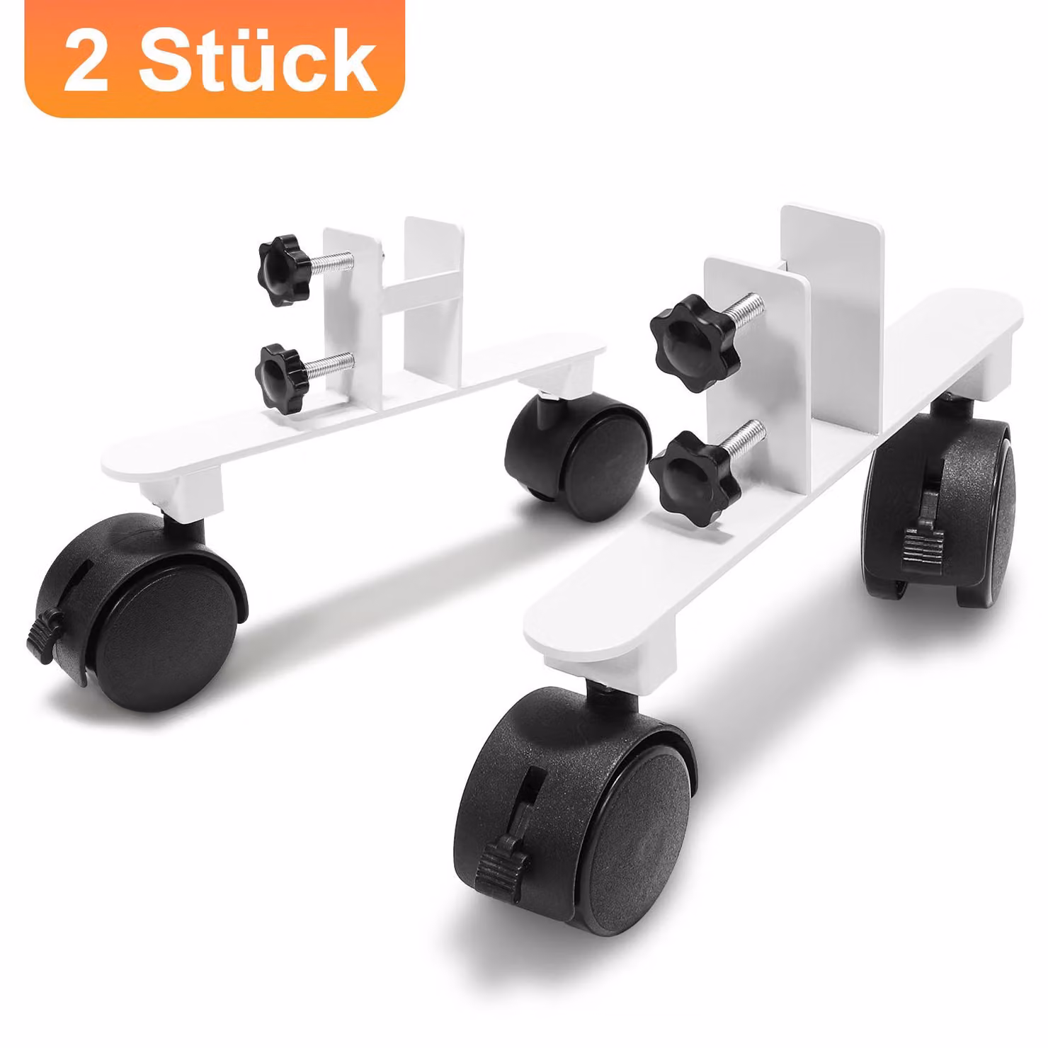 Supporti per pannelli radianti a infrarossi Ikodm, confezione da 2. Supporti con rotelle a 360° e freno, adatti per pannelli radianti a infrarossi