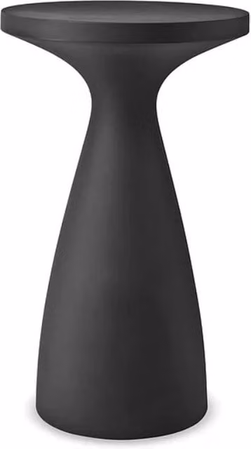 Tavolino da Giardino Ø65x110 cm in Resina Arkema Drink Antracite