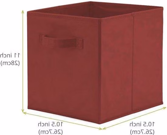 Scatole pieghevoli, set da 6, 267x267x28 cm, per la cameretta dei bambini