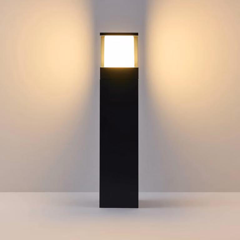 Molto Luce Lampione a LED FYNN-Y, altezza 45 cm, antracite, CCT IP65 on/off FYNN-Y, Nero, Alluminio, Moderno