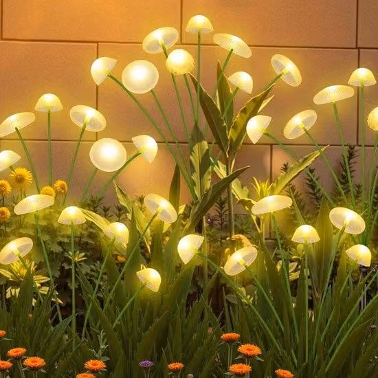 Lampade solari a 32 LED per cortili, impermeabili per esterni, bianche, da giardino, illuminazione stradale, lampade da esterno, lampade da giardino, illuminazione per cortili