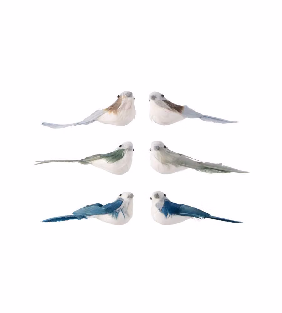 Set 2 Decori uccellino