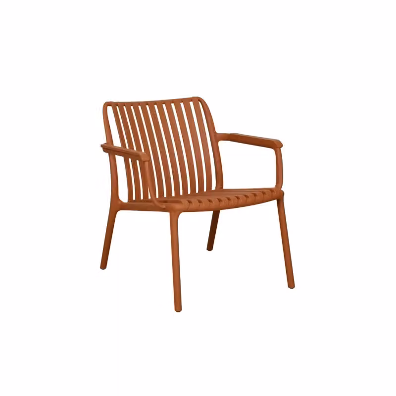 Set Poltrona da Balcony Valencia Moia in Resina Colore Mattone e Arancio – 2