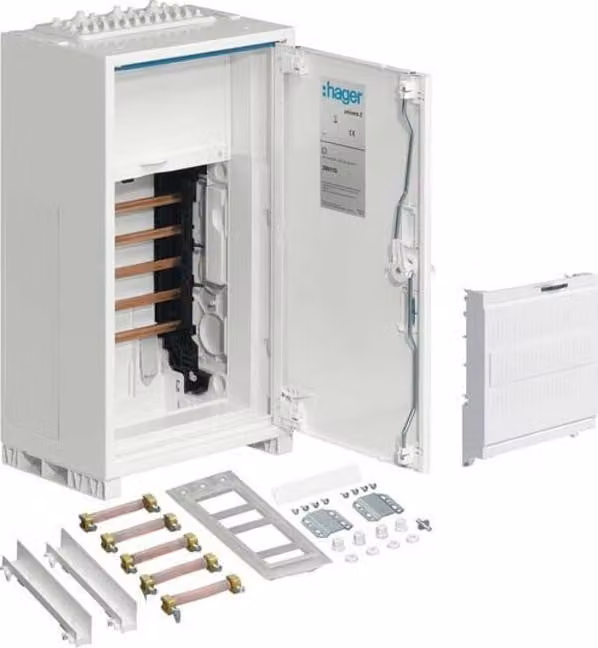 HAGER ZB011C Armadio di collegamento laterale f