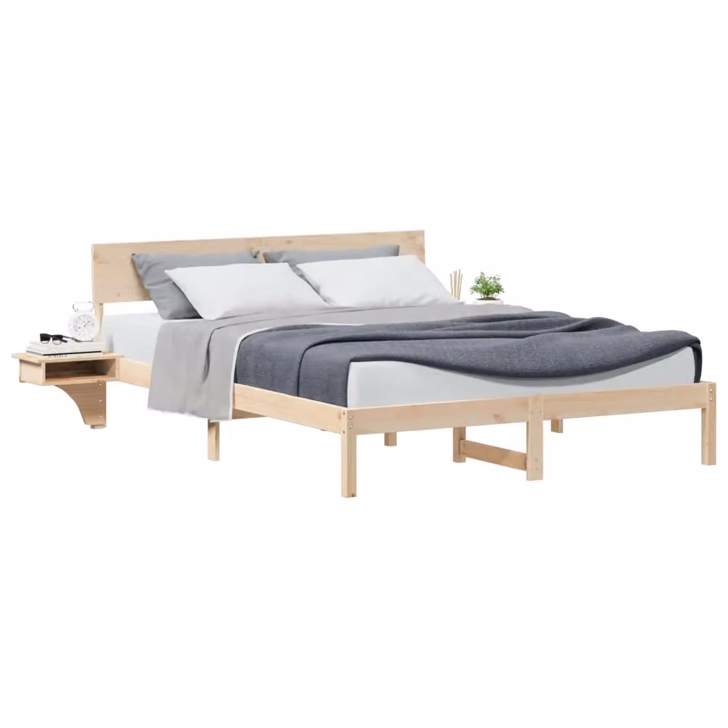Struttura del letto vidaXL in pino massello marrone L/P: 200 x 160 cm, H: 233,5 cm – 2