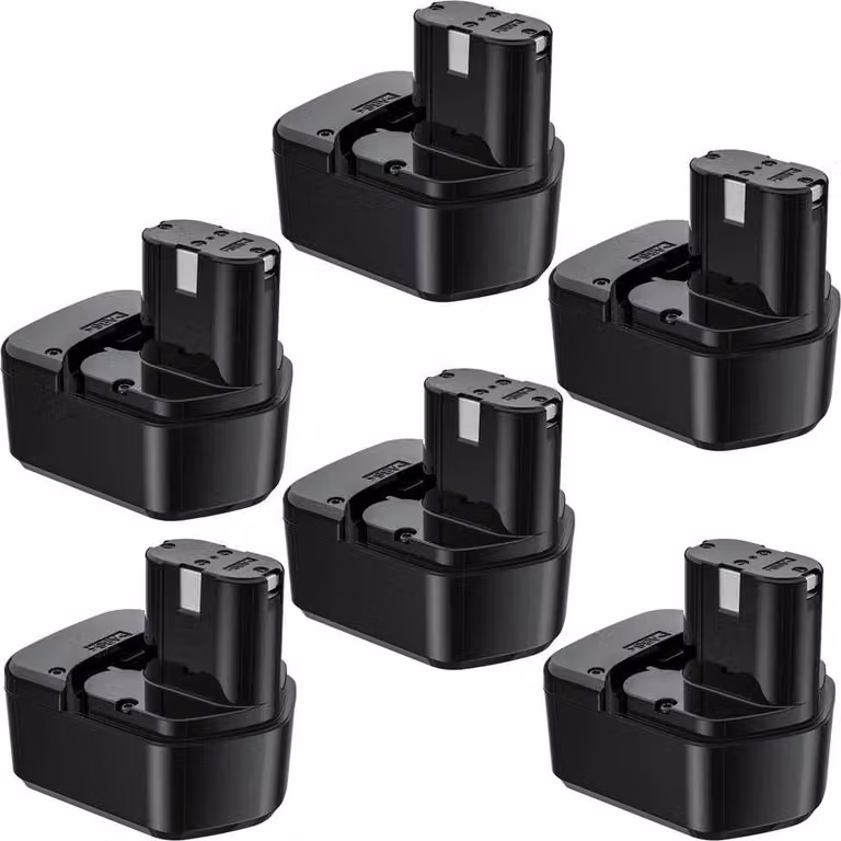 Batteria per utensili - Batteria di ricambio Ni-MH da 12 V - >3500 mAh - Per EB1212/EB1212S/EB1214S/EB1220BL - Avvitatore a batteria - Oro