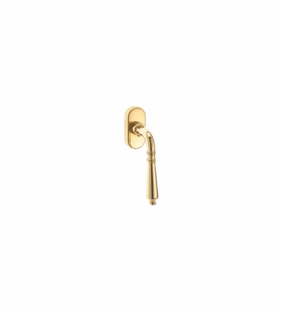 Set di rosette Sacar Due in ottone color oro per Martellina Dieci Dreh Kipp Olv
