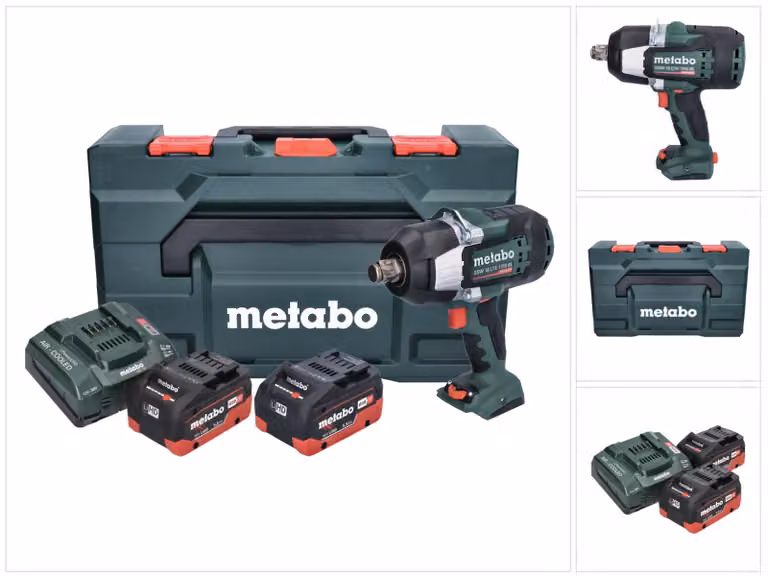 Metabo SSW 18 LTX 1750 BL Akku-Schlagschrauber 18V Schlagschrauber mit 2x Akku