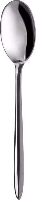 Cucchiaio in acciaio inox lucido color argento Eme
