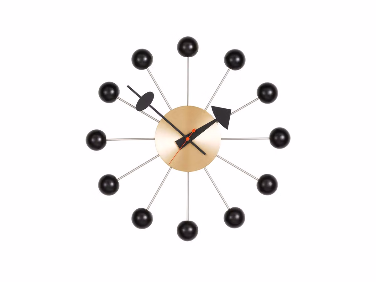 Ball Orologio da Parete - Nero