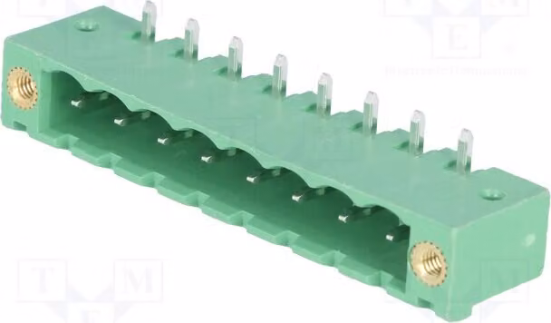 1 x Barra di contatto disattivabile, passo 5,08 mm, 8 contatti con angolo di 90°, connettore MSTB 2,5/8-GF-5,08