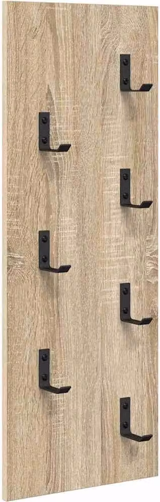 Appendiabiti a muro Rovere Sonoma 30 x 1,5 x 80 cm