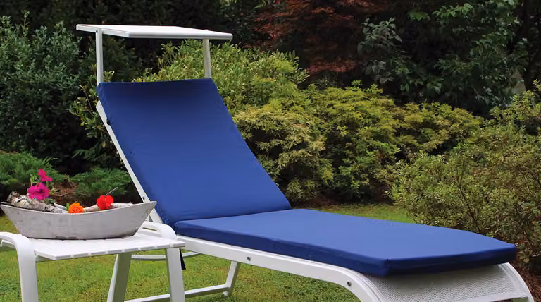 Cuscino per Lettino Prendisole da Giardino 190x57x5 cm in Poliacrilico Allegro Blu