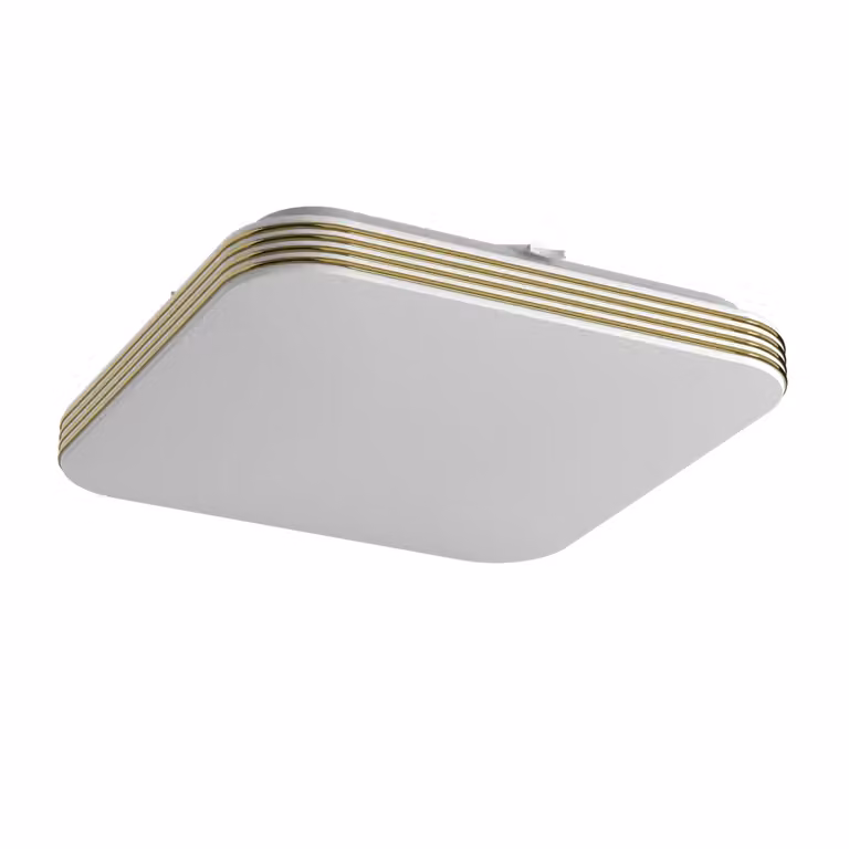 Plafond quadrato 26 cm LED 11W bianco/oro Dabar Eko-Light