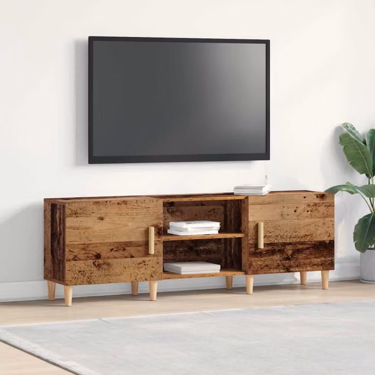 Mobile TV vidaXL moderno in legno marrone, L 150 x P 30 x H 50 cm