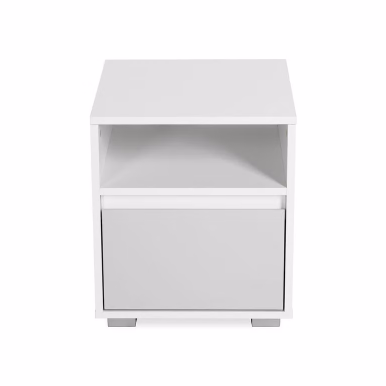 Comodino AGIRA – bianco / grigio