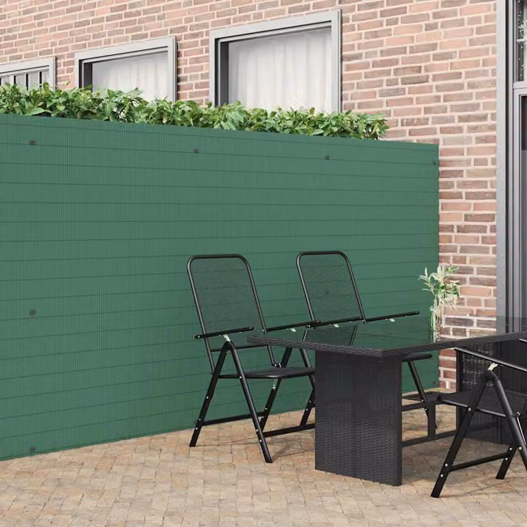 Maison Exclusive - Recinzione da giardino bifacciale verde 1,8x3 m in PVC