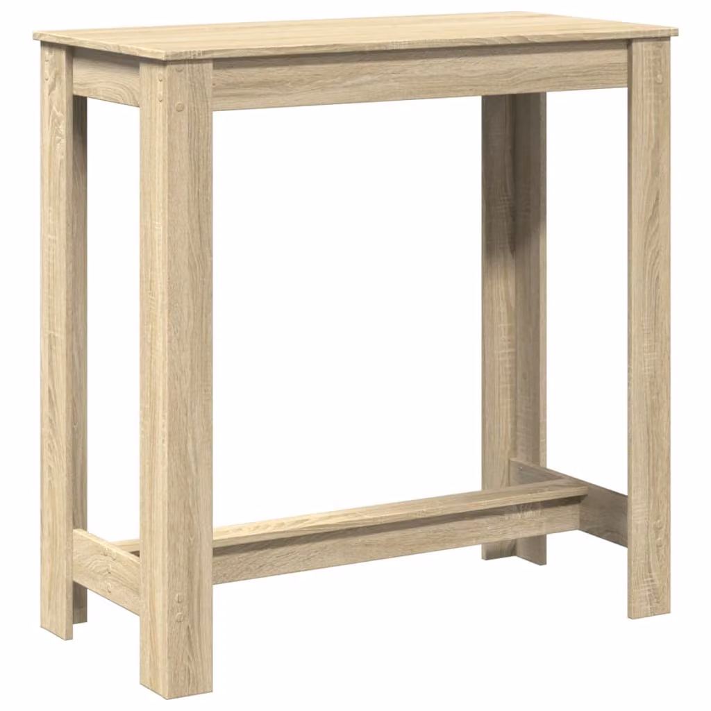 Tavolo da Bar Rovere Sonoma 102x50x103,5cm in Legno Multistrato